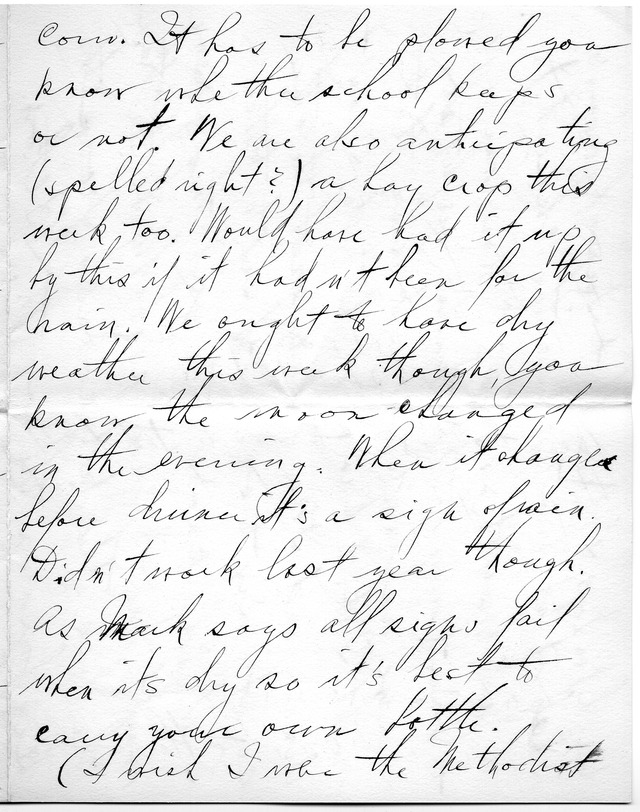 Letter from Harry S. Truman to Bess Wallace