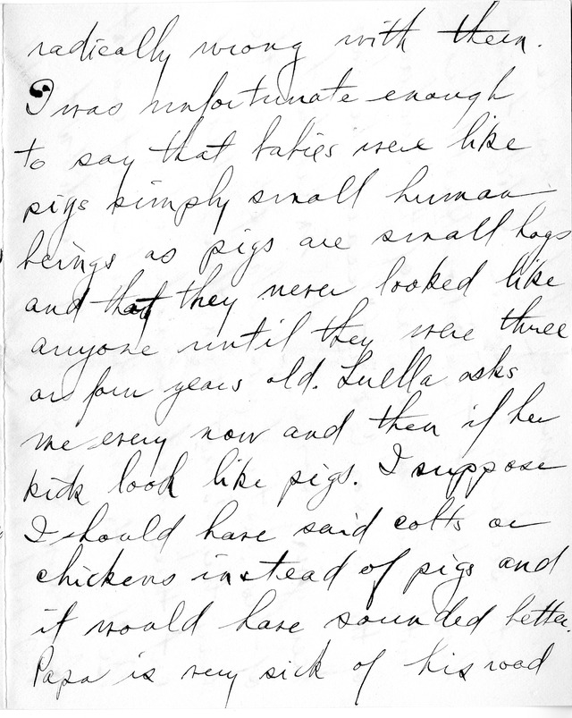 Letter from Harry S. Truman to Bess Wallace