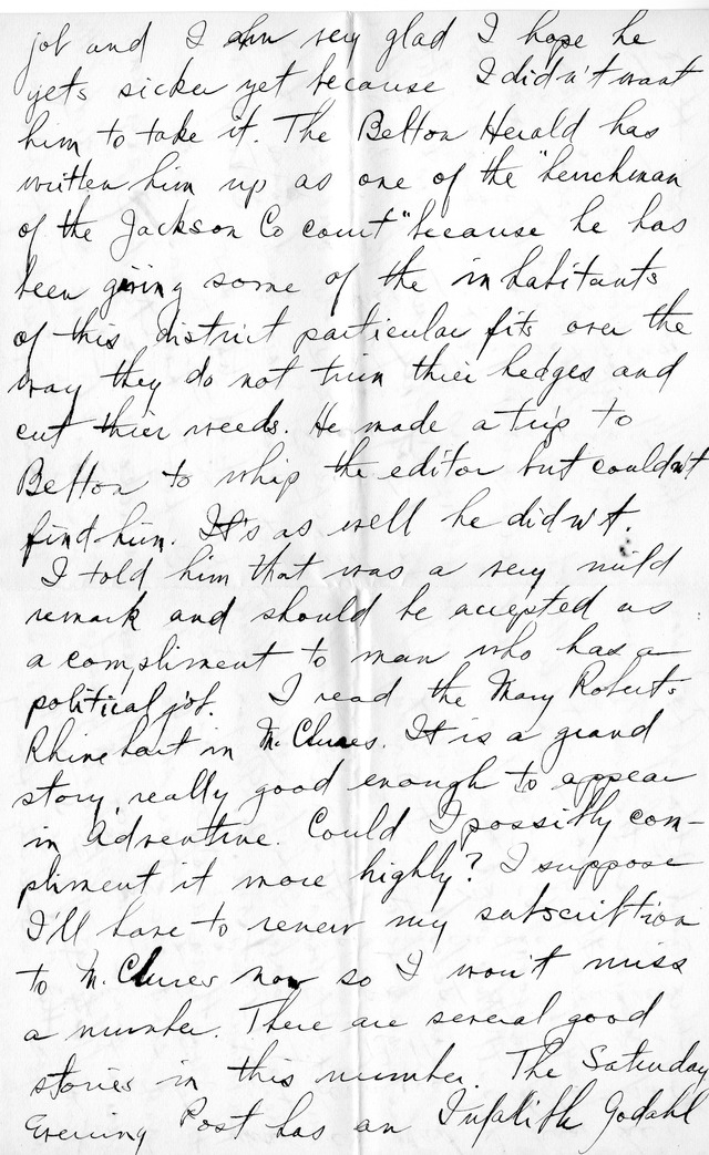 Letter from Harry S. Truman to Bess Wallace