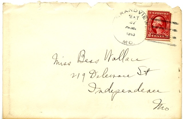 Letter from Harry S. Truman to Bess Wallace