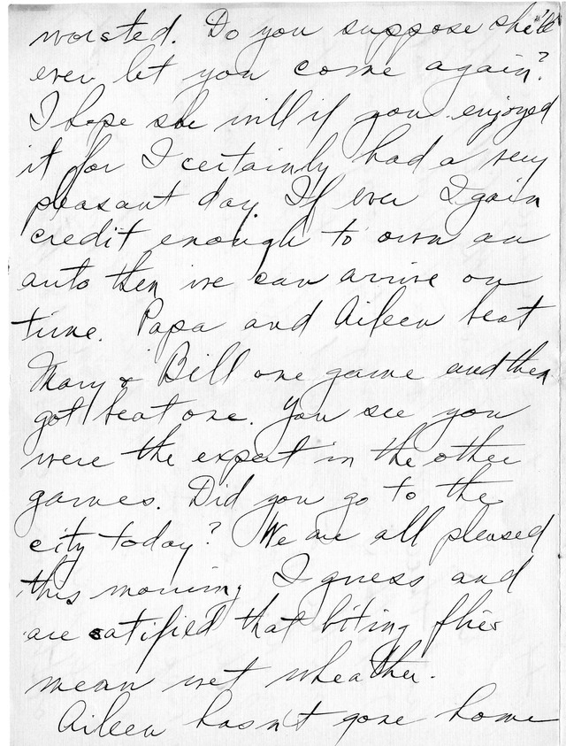 Letter from Harry S. Truman to Bess Wallace