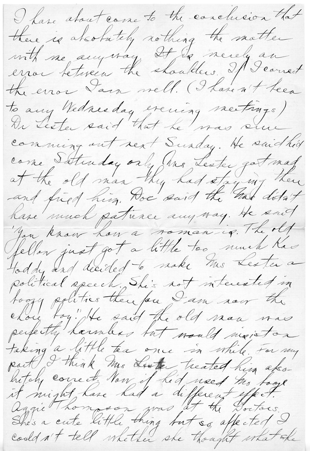 Letter from Harry S. Truman to Bess Wallace