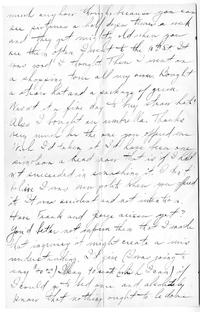 Letter from Harry S. Truman to Bess Wallace