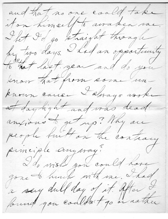 Letter from Harry S. Truman to Bess Wallace