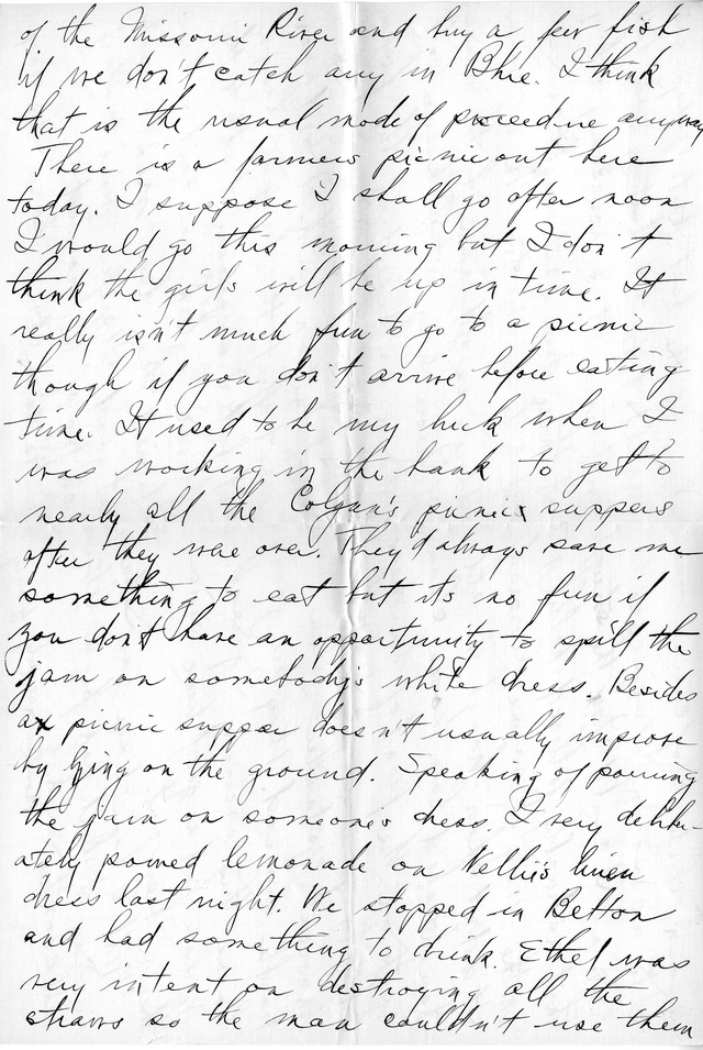 Letter from Harry S. Truman to Bess Wallace