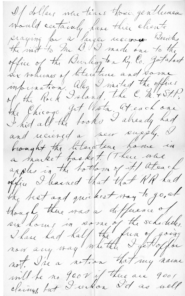 Letter from Harry S. Truman to Bess Wallace