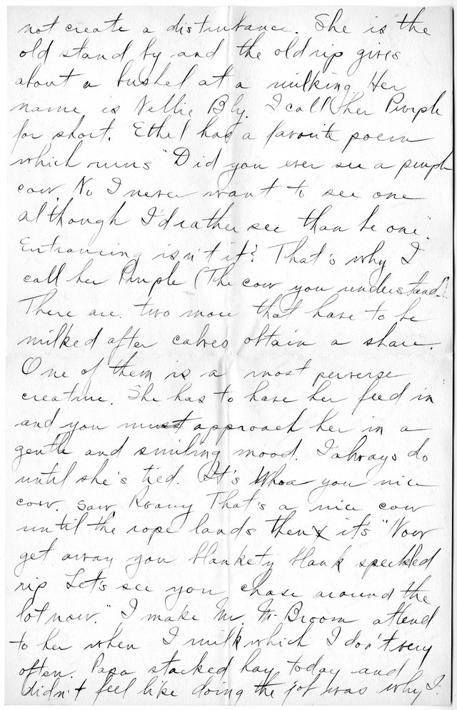 Letter from Harry S. Truman to Bess Wallace