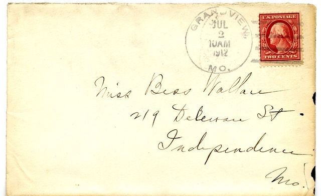 Letter from Harry S. Truman to Bess Wallace