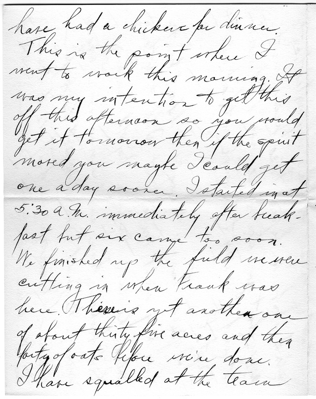 Letter from Harry S. Truman to Bess Wallace