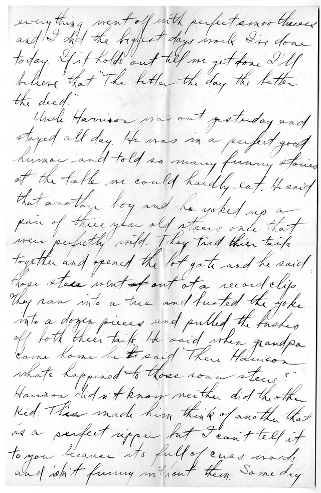 Letter from Harry S. Truman to Bess Wallace