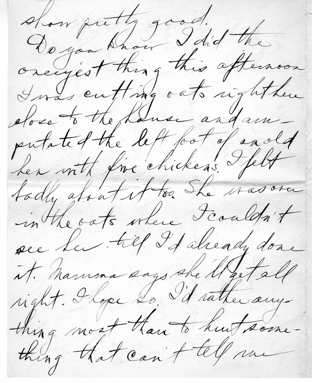 Letter from Harry S. Truman to Bess Wallace