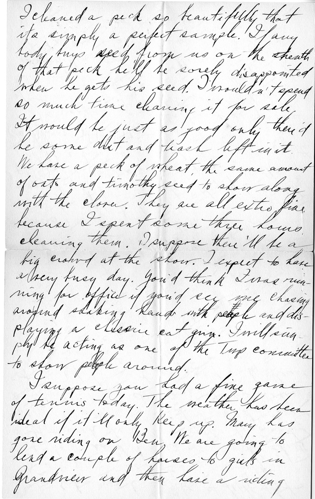 Letter from Harry S. Truman to Bess Wallace