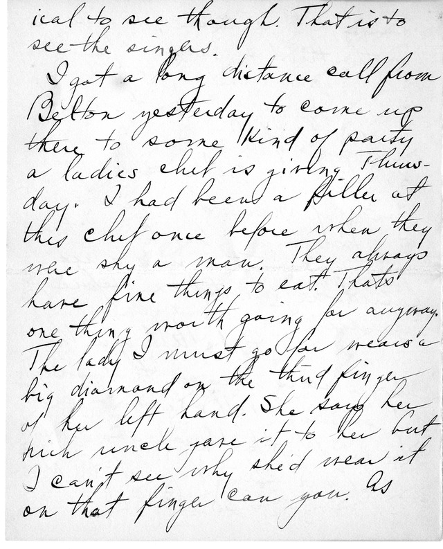 Letter from Harry S. Truman to Bess Wallace