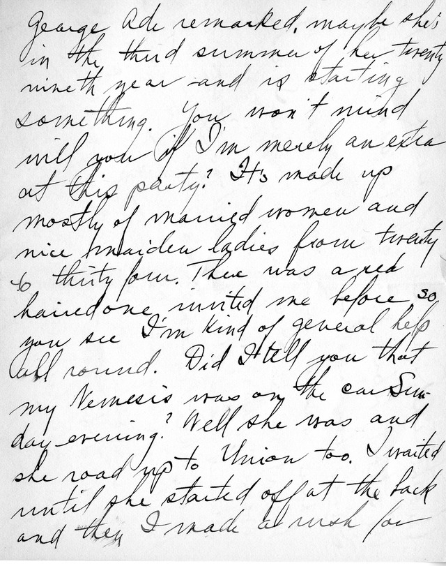 Letter from Harry S. Truman to Bess Wallace
