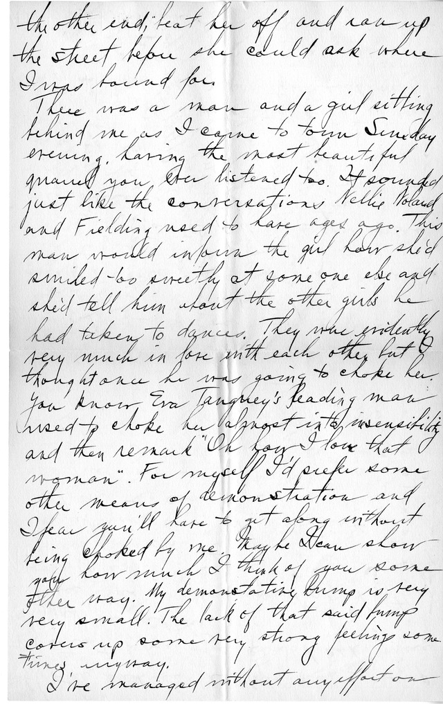 Letter from Harry S. Truman to Bess Wallace