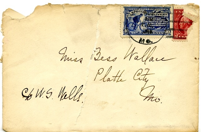 Letter from Harry S. Truman to Bess Wallace