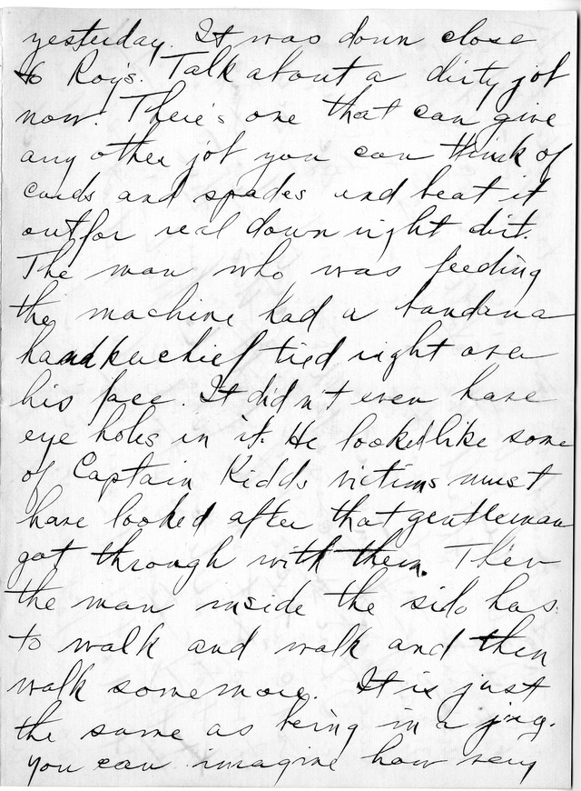 Letter from Harry S. Truman to Bess Wallace