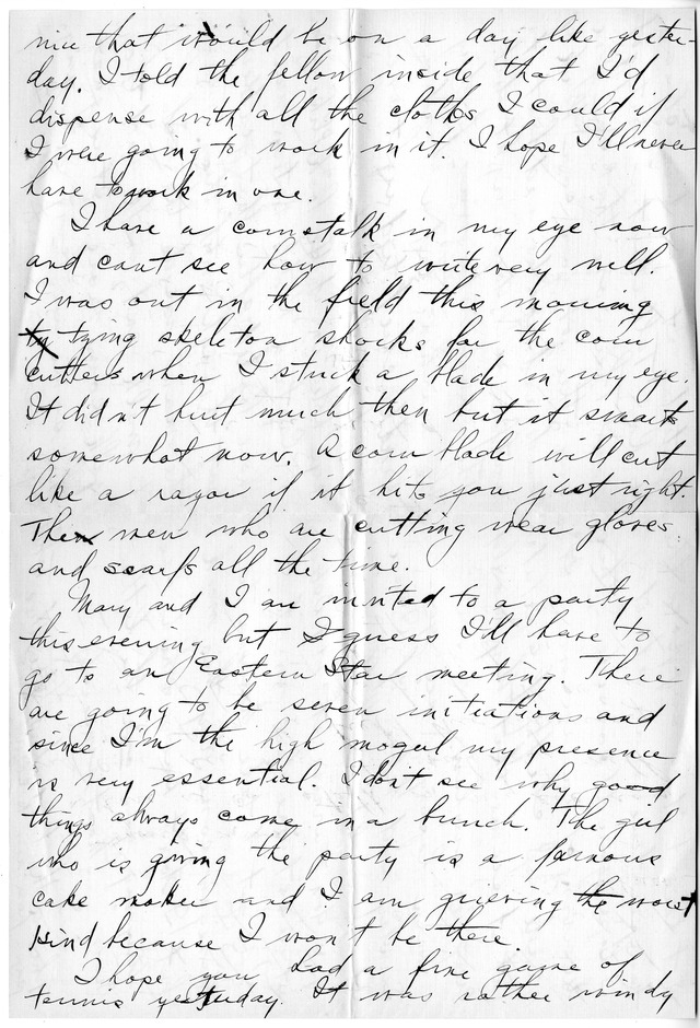 Letter from Harry S. Truman to Bess Wallace