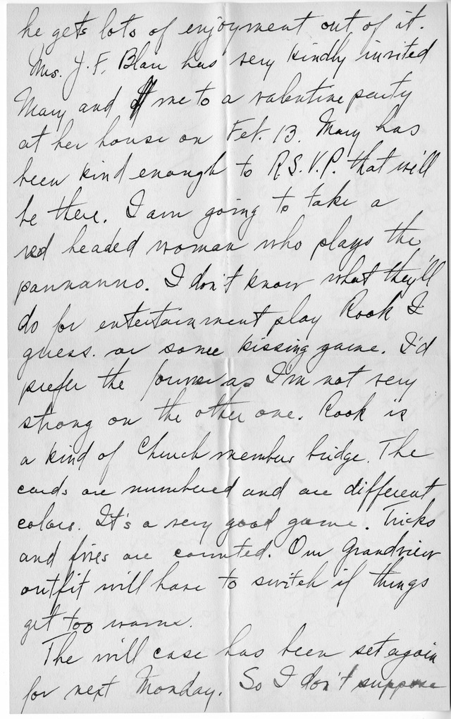 Letter from Harry S. Truman to Bess Wallace