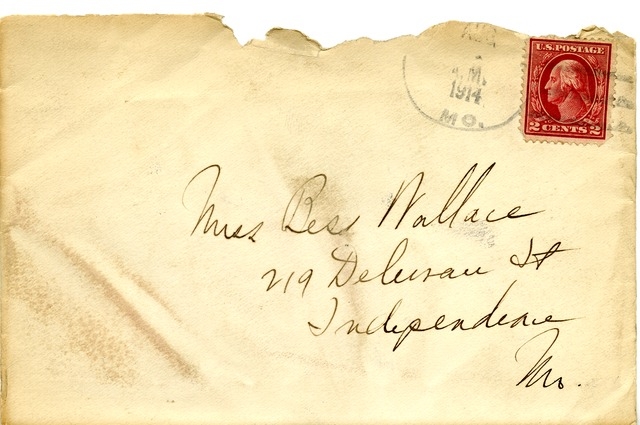 Letter from Harry S. Truman to Bess Wallace