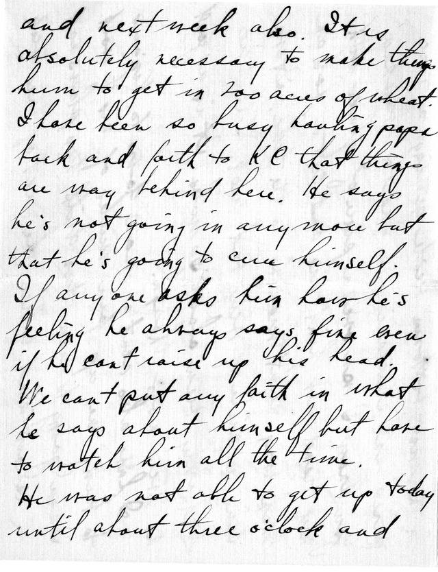 Letter from Harry S. Truman to Bess Wallace