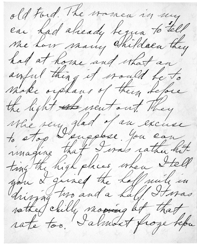 Letter from Harry S. Truman to Bess Wallace