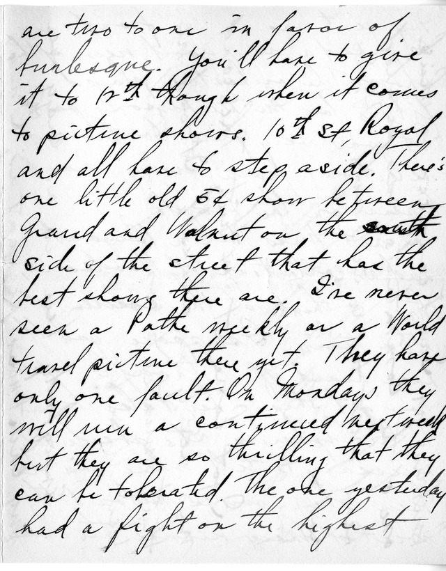 Letter from Harry S. Truman to Bess Wallace