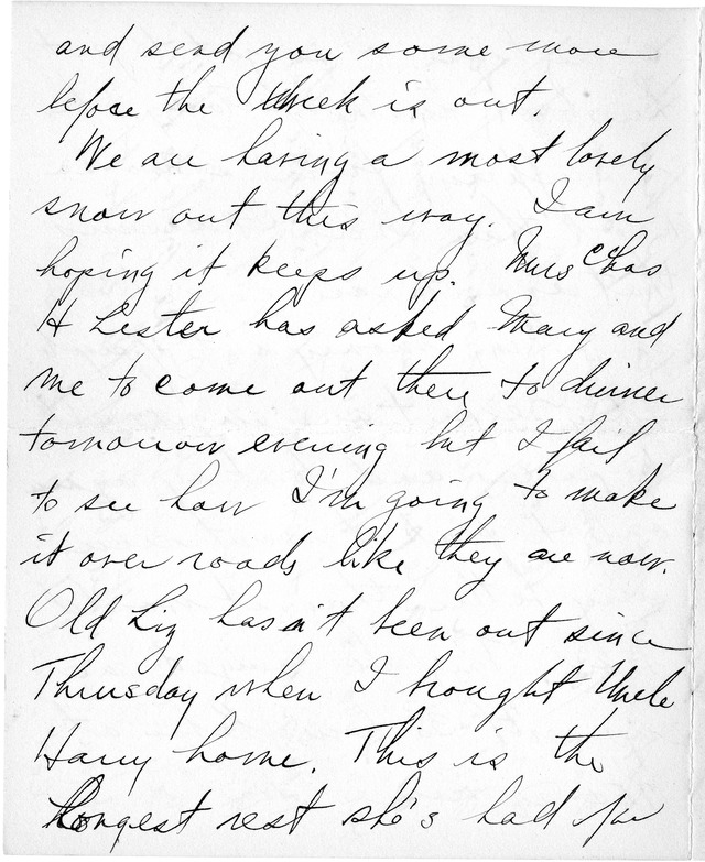 Letter from Harry S. Truman to Bess Wallace