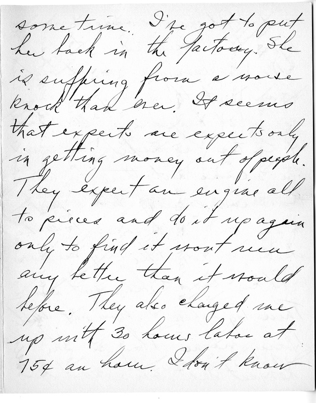 Letter from Harry S. Truman to Bess Wallace