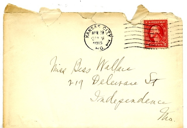 Letter from Harry S. Truman to Bess Wallace