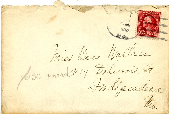 Letter from Harry S. Truman to Bess Wallace