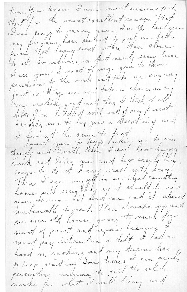 Letter from Harry S. Truman to Bess Wallace