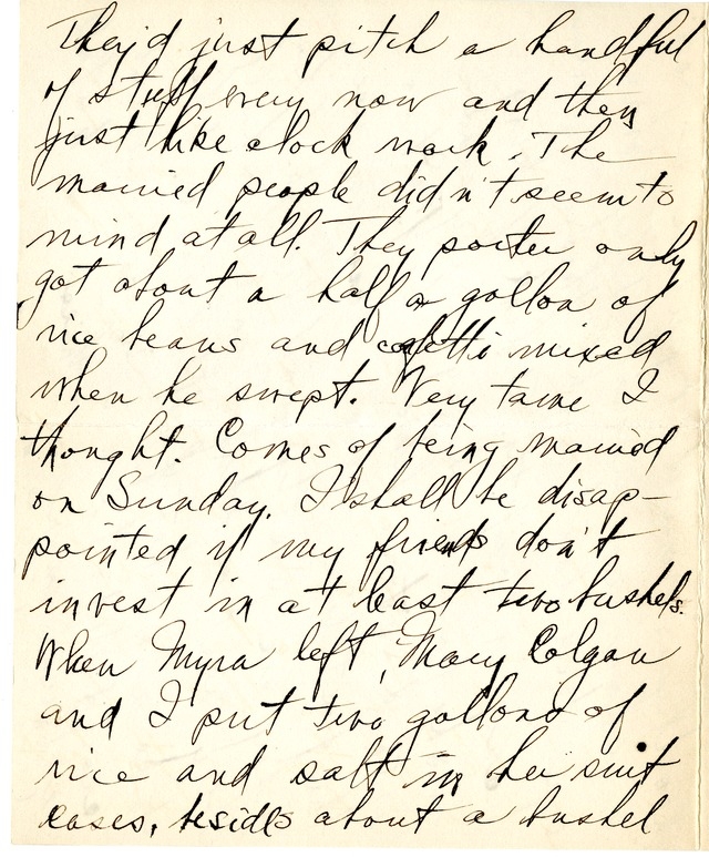 Letter from Harry S. Truman to Bess Wallace
