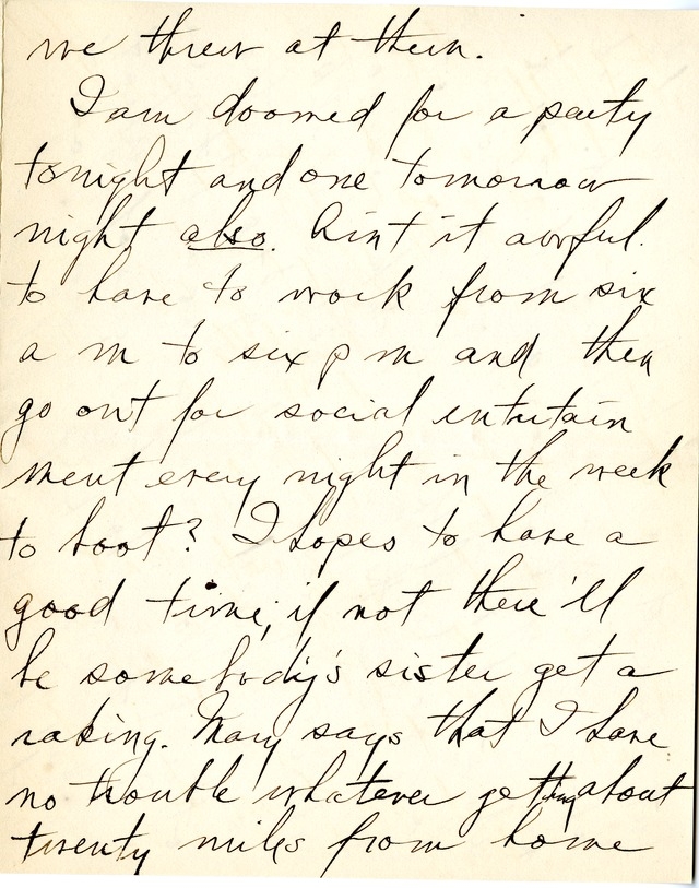 Letter from Harry S. Truman to Bess Wallace