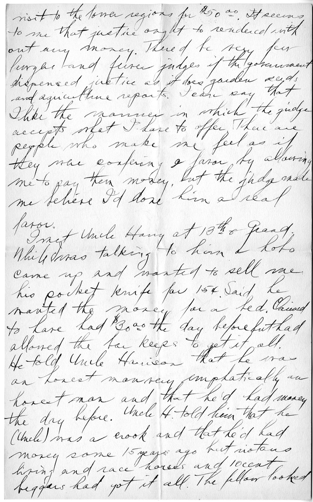 Letter from Harry S. Truman to Bess Wallace