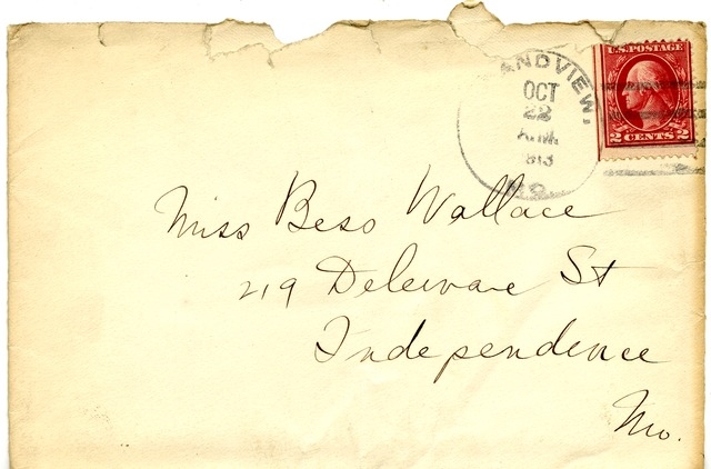 Letter from Harry S. Truman to Bess Wallace
