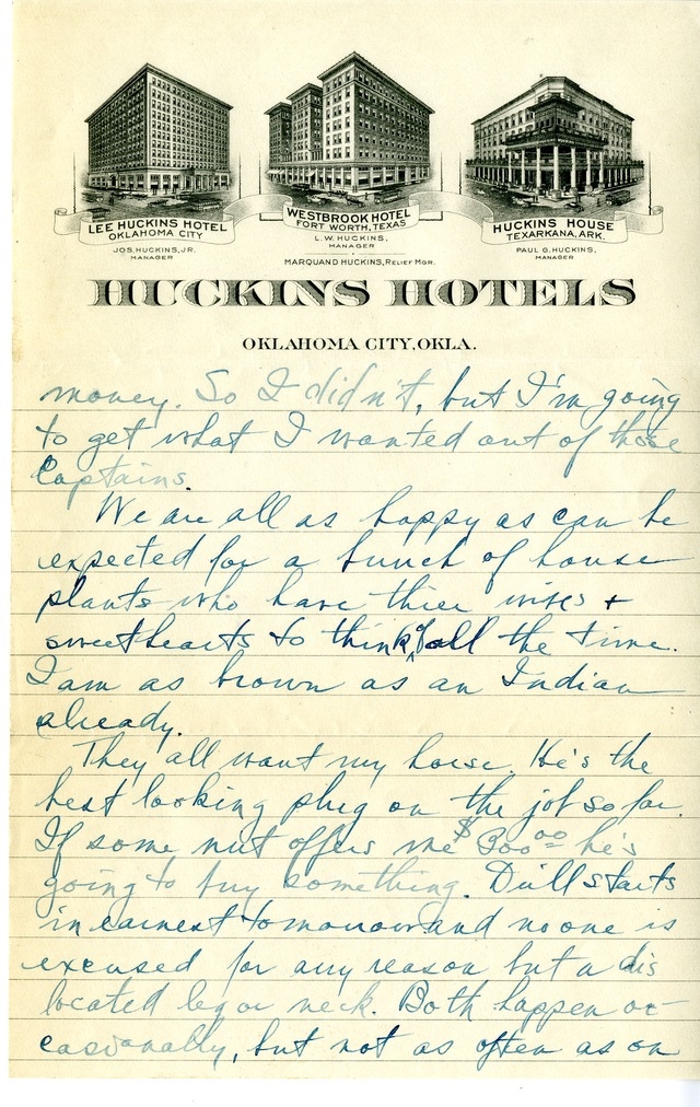 Letter from Harry S. Truman to Bess Wallace