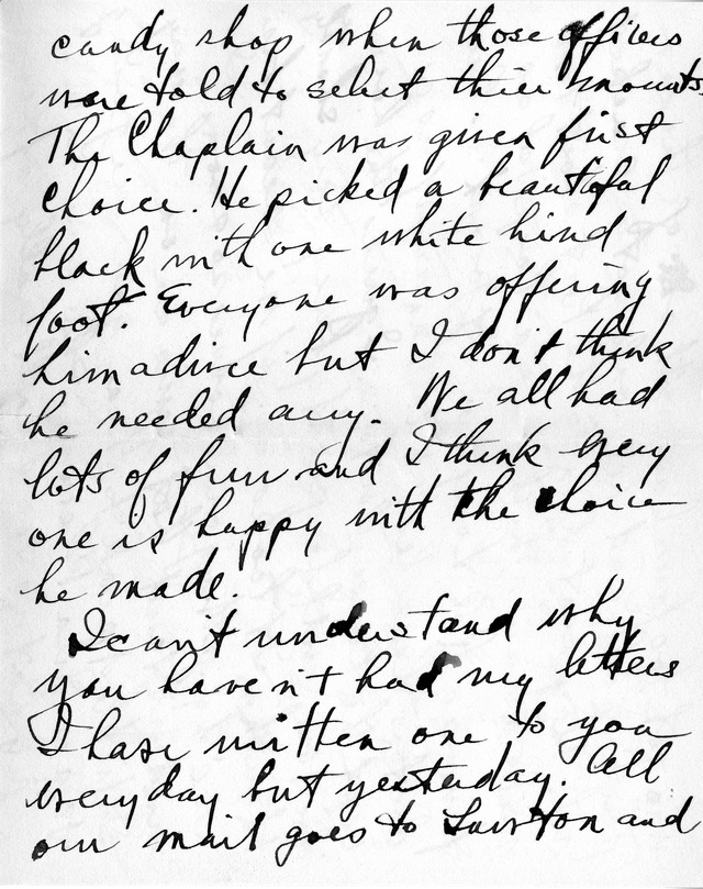 Letter from Harry S. Truman to Bess Wallace