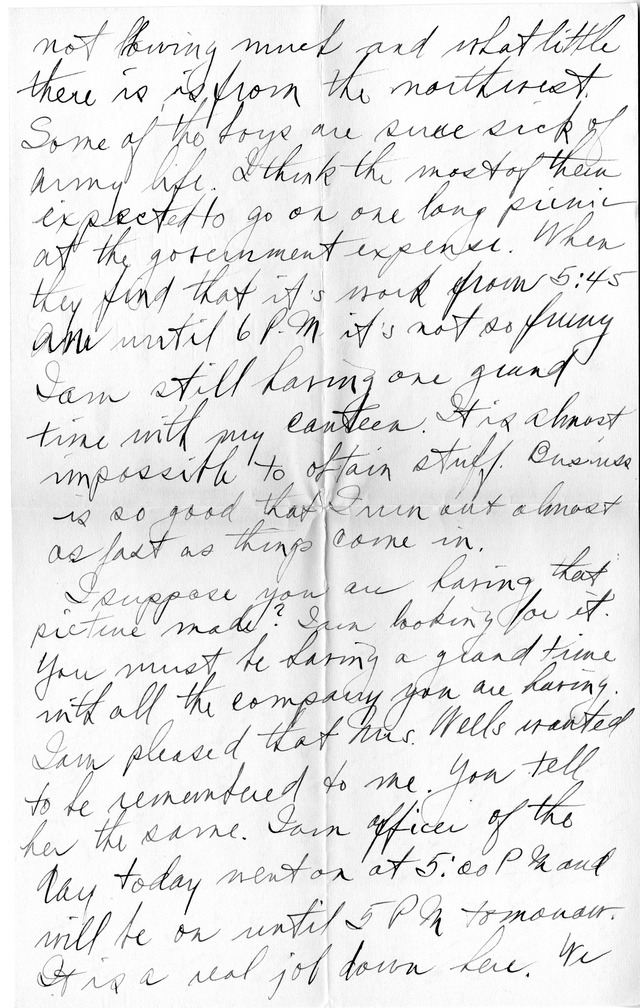 Letter from Harry S. Truman to Bess Wallace