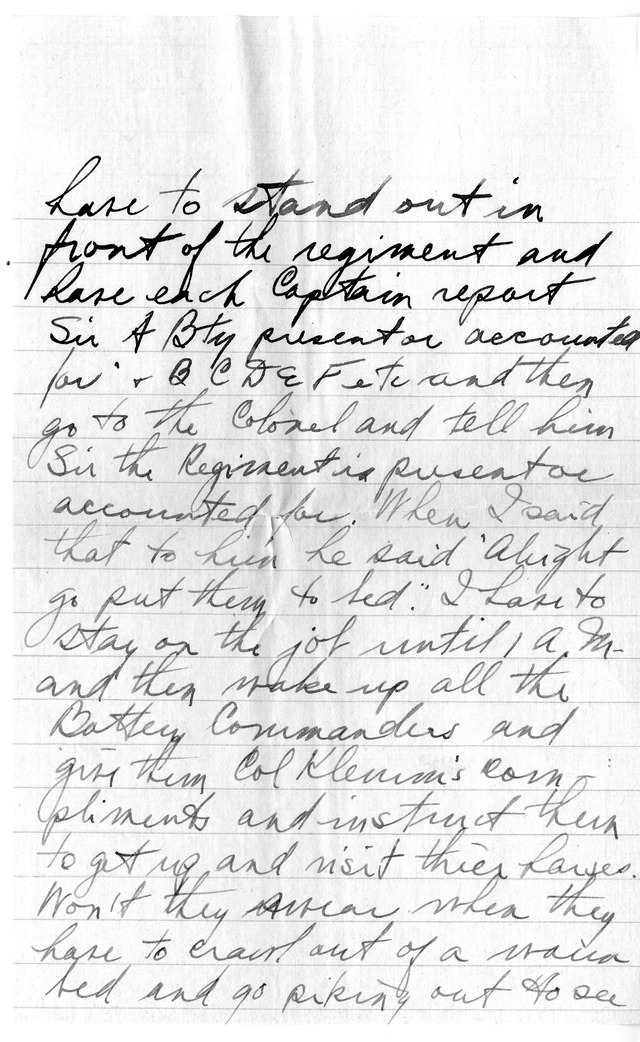 Letter from Harry S. Truman to Bess Wallace