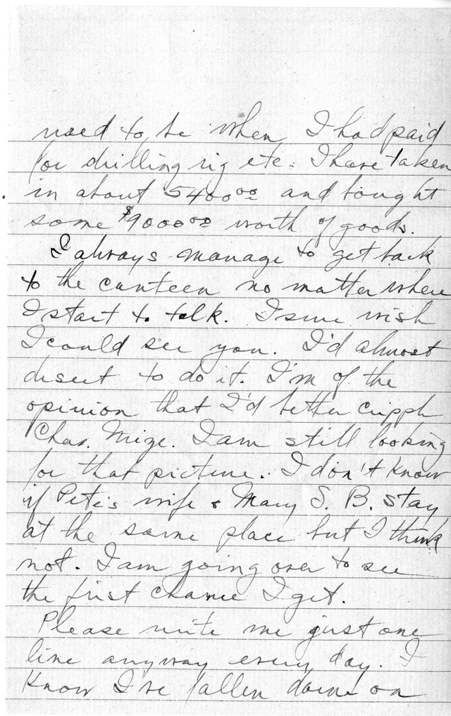 Letter from Harry S. Truman to Bess Wallace
