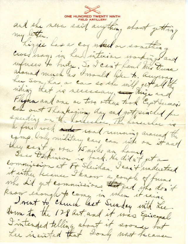 Letter from Harry S. Truman to Bess Wallace