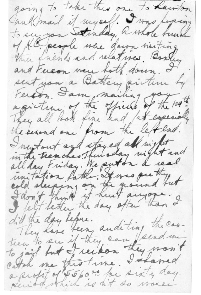 Letter from Harry S. Truman to Bess Wallace