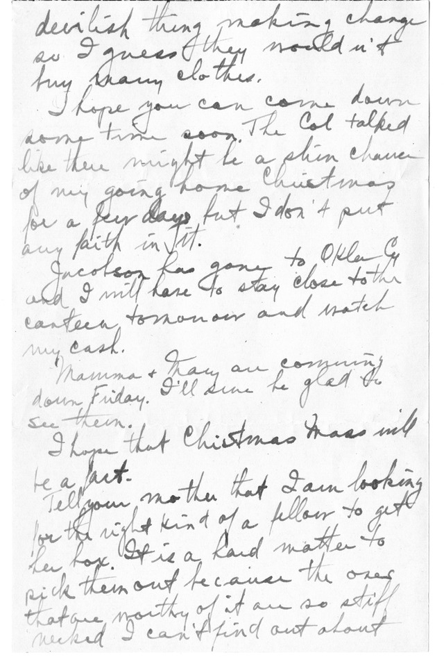 Letter from Harry S. Truman to Bess Wallace