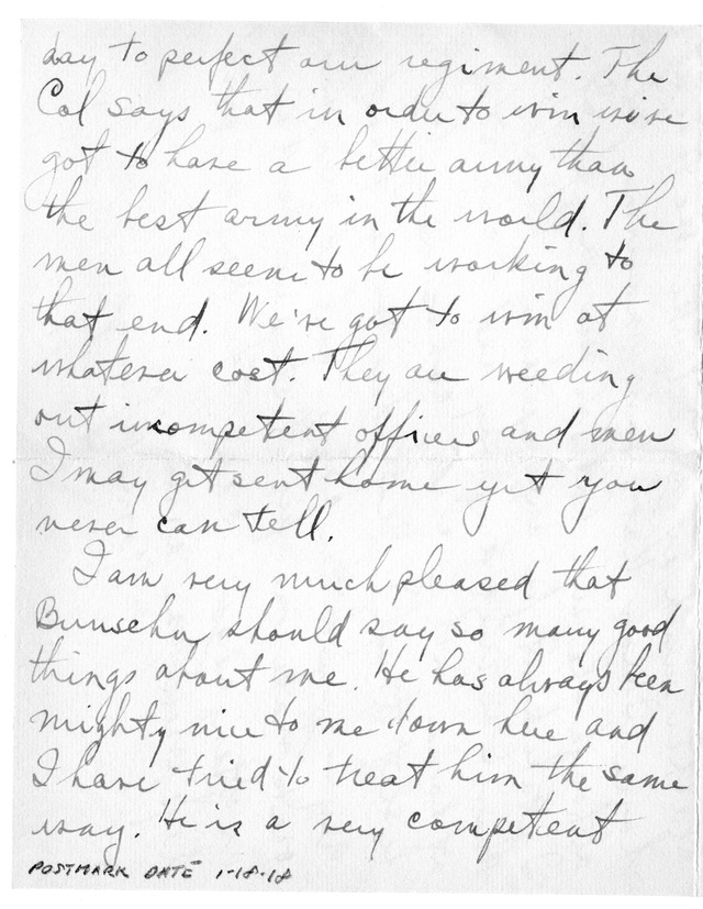 Letter from Harry S. Truman to Bess Wallace