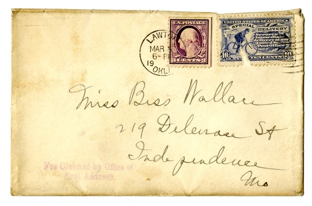 Letter from Harry S. Truman to Bess Wallace