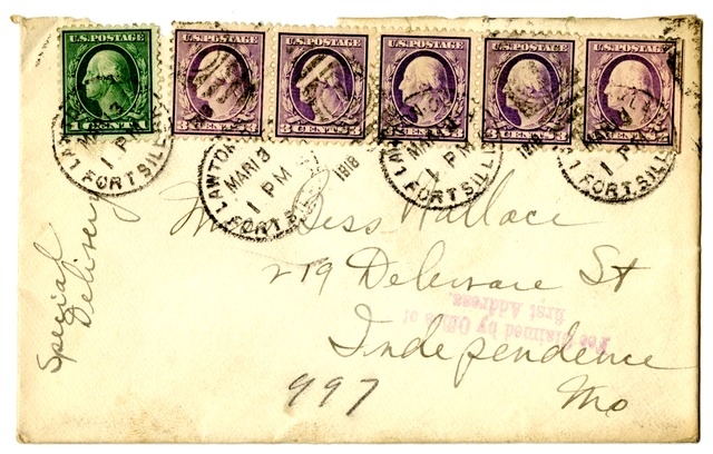 Letter from Harry S. Truman to Bess Wallace