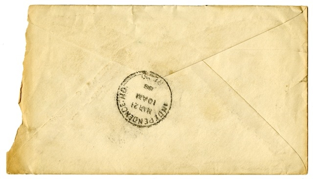 Letter from Harry S. Truman to Bess Wallace