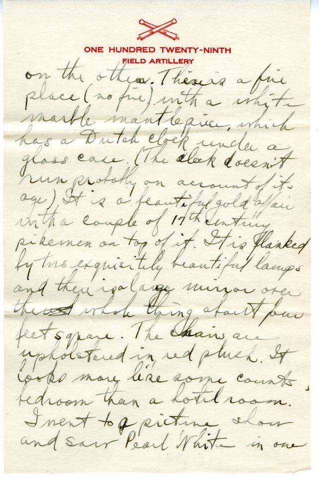 Letter from Harry S. Truman to Bess Wallace