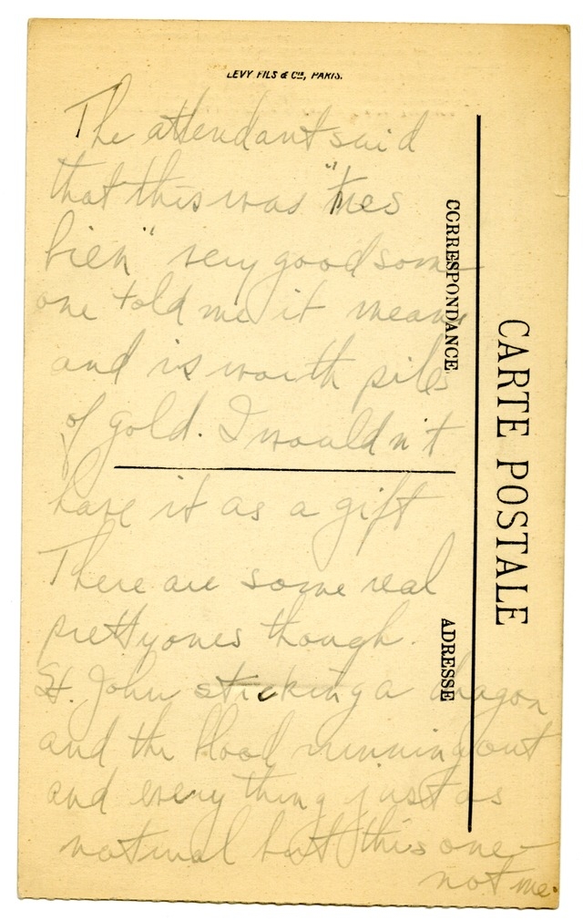 Letter from Harry S. Truman to Bess Wallace